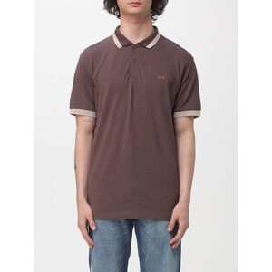 Sun68 Polo Shirt Men Brown